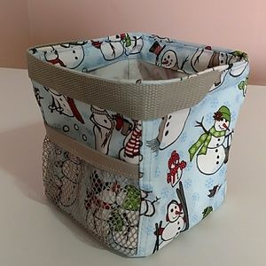 Thirty-One Littles Carry-All Caddy Snowmen
